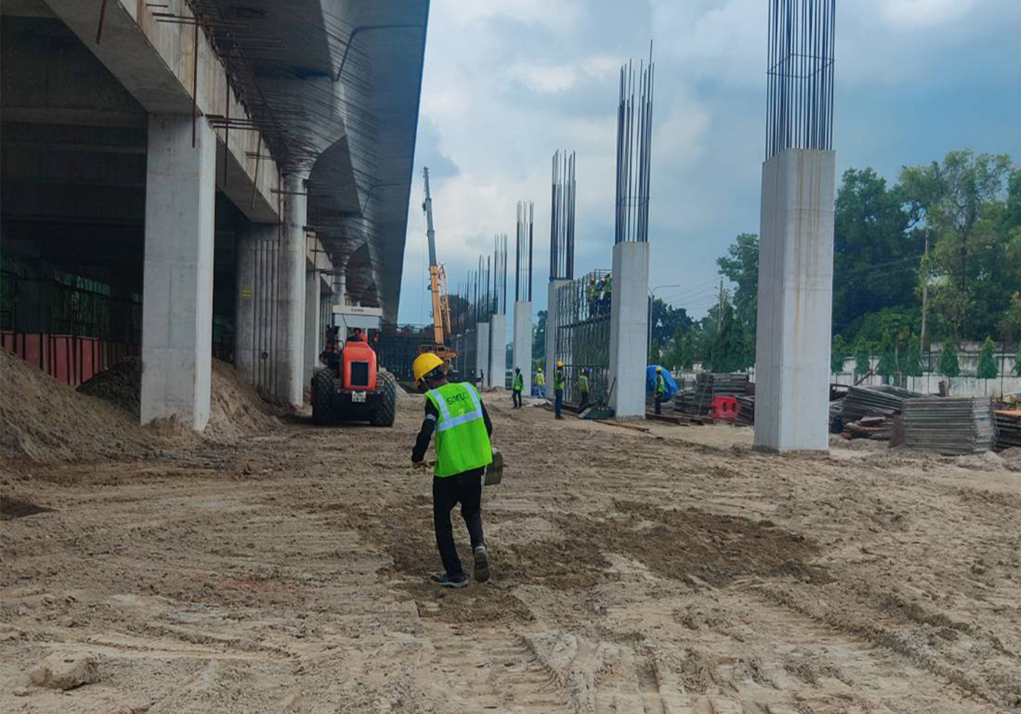 Bijoy Sarani Station Work