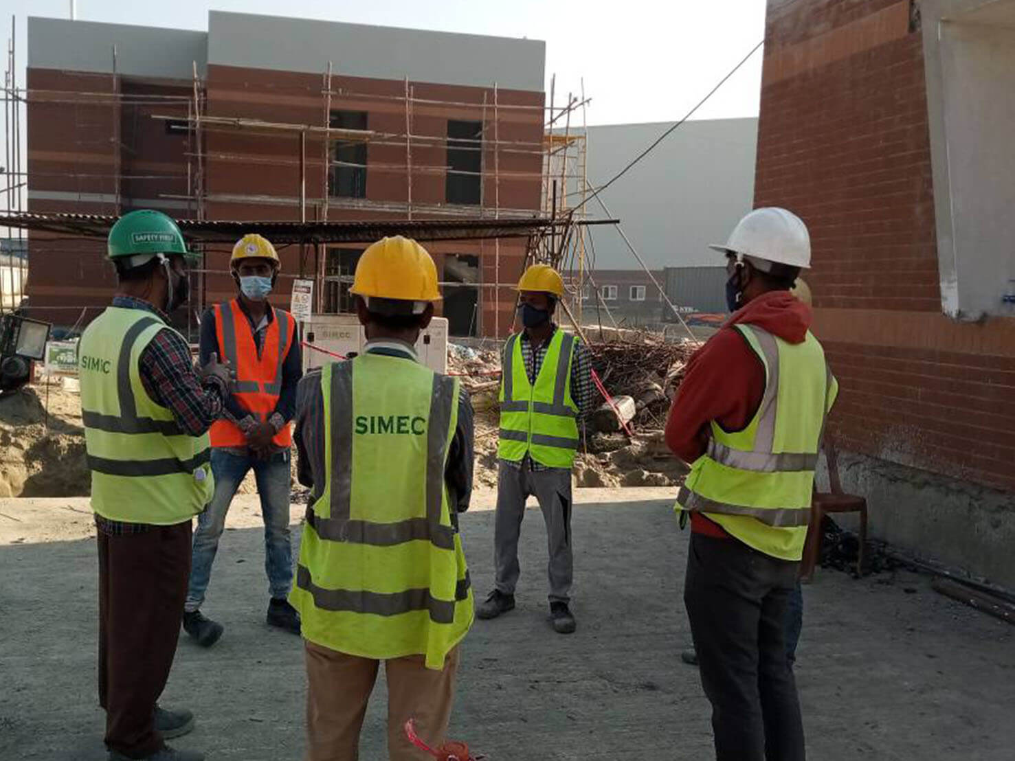MRT Line-6, Mitshubishi Building Work